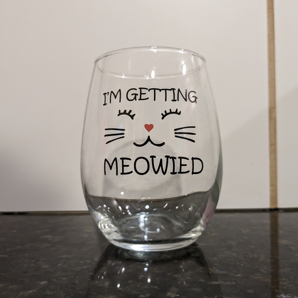 Wedding wine glass